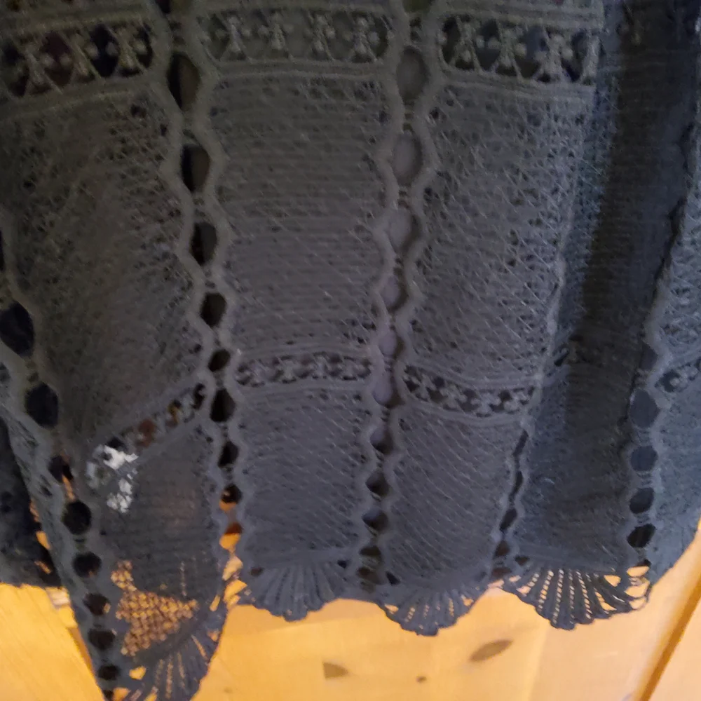 Mauve for Anthropologie Crocheted Sweater Size M EUC